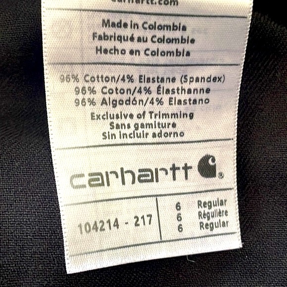 CARHART➕Rugged Flex Slim Fit Twill Work Pants NWT - Picture 10 of 12